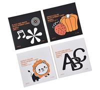 Generic Baby Animal Learning Cards with Visual Stimulation, Set of 80 Cognitive Cards for Enhancing Observational Skills in Babies and Toddlers (Visual stimulation card Type A + Type B TM160)