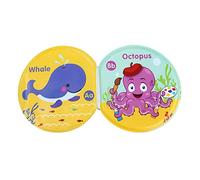 Generic Baby Bath Book Tear Proof Infant Toy for Early Education Fun in Bathtime - EVA Material, Round Shape 14 Cm (Ocean)