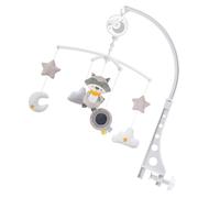 Generic Baby Cartoon Bed Bell Mobile Soft and Safe for Infants with 360 Degree Rotation and Calming Music (Raccoon Shaped)