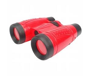 Generic Baby Cherries Doll Food Binoculars For Kids 3 、5、 7、 8、12 Years Old With And Neck String Toddler Educational Toy Binoculars Telescope Strap Lens Set For Camping Adventure Game for Kids (Red,