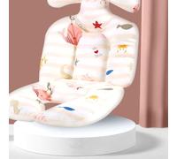 Generic Baby Cushion Comfortable Cotton Stroller Liner for All Season, Ideal for Sitting, Lying and Sleeping, Suitable for Baby Stroller, Chair, Premium Cotton Material (Breeze)