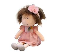 Generic Baby Doll with Clothes Cute Soft Rag Doll Beautiful Handmade Ragdoll Toy for Girls Sleeping Partner Doll Christmas Gift Home Decor Nursery Bedroom (Pink 1)