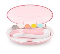 Generic Baby Electric Nail Trimmer, Stainless Steel, Silver, Multifunctional Manicure Set, Infant Fingernail Polisher, Professional Style