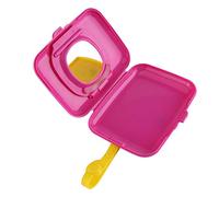 Generic Baby Infant Portable Wet Wipes Box Dispenser for Outdoor Travel Odourless PP Material Hangable on Baby Carriage or Crib for Convenient Usage Variety Colors (Rose Red Box)