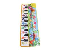 Generic Baby Music Piano Mat Colorful Patterns Improve Coordination for Kids Musical Education and Entertainment Games Suitable for Baby Boys Girls Fabric Plastic 42.5 X 14.2in