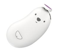 Generic Baby Nail File Electric and Convenient Nail Grinder for Home Use USB Charging with 6 Grinding Heads for Infants (White)
