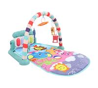 Generic Baby Play Mat, Padded Play Mat For Baby Tummy Time and Piano Gym with Music and Lights Gym Activity Center For Newborn Toddler Infants Boys Girls (Greenish Blue)