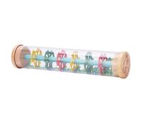 Generic Baby Rainmaker Mini Rainstick Toy for Kids, Hearing and Hands Brain for Babies and Toddlers, Solid Wood and Plastic Musical Instrument Toy for Color Perception, Playroom or Nursery