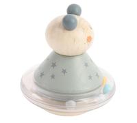 Generic Baby Rattle Toy Solid Wood Durable Shaking Sound Developmental Toy for Infants Toddlers 3.1x3.1x3.5in