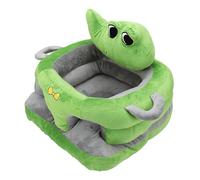 Generic Baby Seat Plush Cute Cartoon Animal with Back Support for Infants and Toddlers Soft Material Baby Sofa (Green)
