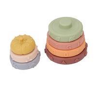 Generic Baby Sensory Stacking Rings, Interesting 6 Soft Building Ring Stackers for School