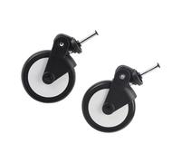 Generic Baby Strollers Wear Resistant Rubber Wheels for Yoya/Vovo - Easy to Install for Kids Carriage (A Pair of Front Wheels)