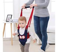 Generic Baby Walking Belt Adjustable Learning Assistant for 7-24Month Infants Blue/Yellow/Pink (Protective Style)