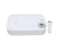 Generic Baby Wipe Warmer, Foldable Portable Wipes Dispenser with Smart Temperature Control Rapid Heating Safe for Newborns Sensitive Skin Home Use Travel Diaper Changes Nursery Care (White)