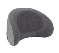 Generic Back Massager, Multifunctional Simulated Kneading Rechargeable Electric Warm Therapy Soft Fabric Portable Deep Tissue Massage for Home Travel Office Lumbar Muscle Relax