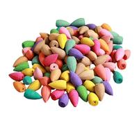 Generic Backflow Incense Cones - 60/100/300 Mixed Natural Scents for Spa, Yoga, Meditation & Home Decor, 3 Sets of 300pcs Each