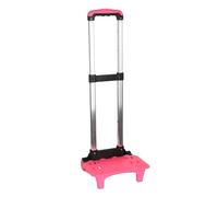 Generic Backpack Hand Truck Portable Pink Compact Foldable Backpack Trolley for Kids
