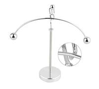 Generic Balance Pendulum Metal Iron Dynamic Balancing Ornament for Home Desk Stress Relief, LED Lamp Beads, 6.9 X 6. X 1.9in, Desktop Accessories & Artistic Creations