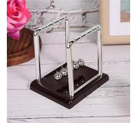 Generic Balanced Ball Toy Educational Physics Science Desk Home Ornament for Stress Relief Metal 3.1x2.8x3.5 in