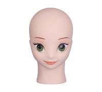 Generic Bald Mannequin Head for Display, Mannequin Head for Hat And Display, Cosplay Doll Head Model, Green Eyes