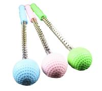 Generic Ball Massager Hammer Stick No Need to Charge for Body Knock Massage 2 Pcs TPR Material Random Color Headaches, for Home and Travel Relief