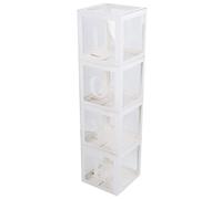Generic Balloon Box Transparent Case Set, 4Pcs Reusable Decoration Accessory for Baby Shower and Wedding, 30x30x30cm Size (LOVE)