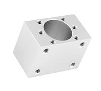 Generic Ballscrew Nut Housing Strong and Durable for SFU1204 Ball Screws, CNC Accessory for 3D Printing Silver Aluminum Alloy