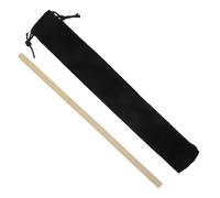 Generic Bamboo Muscle Relaxer Tool Portable Massager Stick for Face Neck and Body Spa Therapy with Storage Bag 30X1Cm