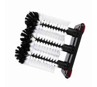 Generic Bar Glass Cups Washer 3 Brush Cup Base Sink Cup Brush Convenient Cleaner for Cocktail/Wine/Water Glass Cups Plastic/Nylon