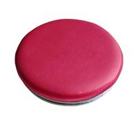 Generic Bar Stool Cushion,Round Ergonomic Waterproof PU Leather Heavy Duty Seat Cushion Replacement Chair Pad,for Beauty Salon,SPA, Red