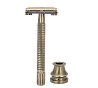 Generic Barba, Vintage Beard Barber Straight Vane/Wing Barber Straight Vane/Wing Razor, Already Durable, Axila Hair for Women Shaving The Beard (Gold)