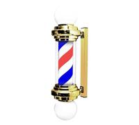 Generic Barber Pole Light, LED Barber Pole Lamp with Rotating Illuminated Strips, Waterproof Wall Mount, for Shop, Ultra-Bright Hair Salon Outdoor Wall Light