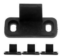 Generic Barn Door Floor Guide 4pcs Set in Black Pp Material with Simple Installation Designed to Prevent Door Panels from Shaking for Smooth Operation