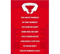Generic Barnsley FC Fans Song Retro Art Print. Size A4