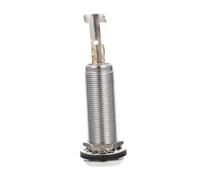 Generic Bass Barrel Electric Guitar Cylinder Short Pin Hot Pin Ground Easy Installation Silver Color Guitar Bass Accessory