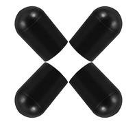 Generic Bass Endpin Rubber Pad Protector for Cello Endpin Cap Non-Slip Stopper with 4 Pieces Sturdy Rubber Material Suitable for Upright Bass Leather Pad and Replacement Accessories