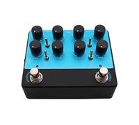 Generic Bass Preamp Pedal with 4-Band EQ, Distortion, Speaker Cab Sim, XLR DI Output, for Bass Guitar
