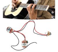 Generic Bass Wiring Harness Kit, Durable and Easy to Install, 3-Way Switch for Electric Guitars, Perfect for Music Lovers, 5.1" Size
