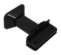 Generic Bathroom partition fitting Plastic partition fitting for public restrooms Stable base support adjustable support foot accessory Black