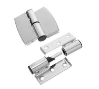 Generic Bathroom Partition Hardware Hinges and Busy Commercial Environments and Wear Resistant Features Stainless Steel 2pcs with Reliable Performance for Public Restroom Stalls