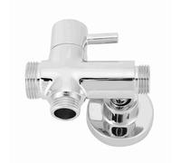 Generic Bathroom Shower Diverter Reliable Electroplated Separator for Quick Installation with Base Accessories for Home Use