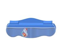 Generic Bathtub Water Guards with Mesh Pockets, Bath Tub Toy Holder for Kids, Play Shelf Area for Bathroom Toy Storage, 4 Mesh Pockets for Bath Accessories, Baby Toys Organizer for Easy Access in Tub