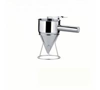 Generic Batter Dispenser Stainless Steel Funnel Cup Portion Control Tool With Precision Spout And Stable Countertop Stand Pouring Suitable for, 600ml, 8mm Nozzle, Modern Simple
