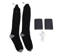 Generic Battery Heated Socks Electric Rechargeable Heated Socks for Men Women with Dual Sided Heating Smart Temperature Control for Skiing Hiking Cycling Winter Outdoor Activities