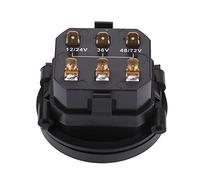 Generic Battery Meter with LED Display and Hour Meter for Cart 12V/24V/36V/48V/72V Reliable Power Level Indicator