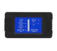 Generic Battery Monitor Meter, Battery Shunt Multifunctional Meter Current Voltage Power Energy Consumption Capacity Tester PZEM-015 with 200A Shunt (015 English (with 200A diverter))