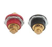 Generic Battery Thru Panel Connector High Performance 250A for Cars RVs Ships Yachts Rubber, Brass 2 Pcs