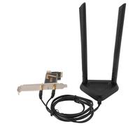 Generic BE200NGW Wireless Network Adapter PCI Ex1 Fast Transfer Speed for Desktop PCs with Advanced Bluetooth 5.4 (With Detachable Extended Antenna Base)