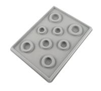 Generic Bead Board Jewelry Organizer Tray Beading Design Tool for Crafting and DIY Bracelets in Multi-Size Circular Concavities