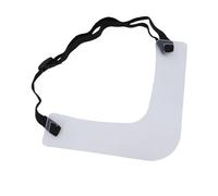 Generic Beard Shaping Template Kit Durable Lineup Stencil with Adjustable Band for Men,3 Pcs Beard Trimming Guide Tool for Precise Grooming,for All Head Sizes,PP Material (Transparent)